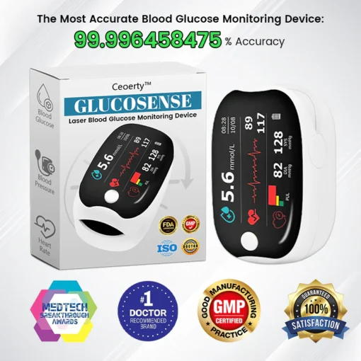 Ceoerty™ GlucoSense Laser Blood Glucose Monitoring Device - Image 6