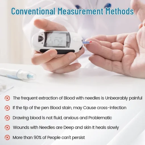 Ceoerty™ GlucoSense Non-Invasive Laser Blood Glucose Meter - Image 4