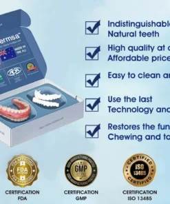 HOT - Hermsa™ Premium Customised Silicone Denture Kit Dual accreditation from the American Dental Association (ADA) and the Australian Food and Drug Administration (TGA)