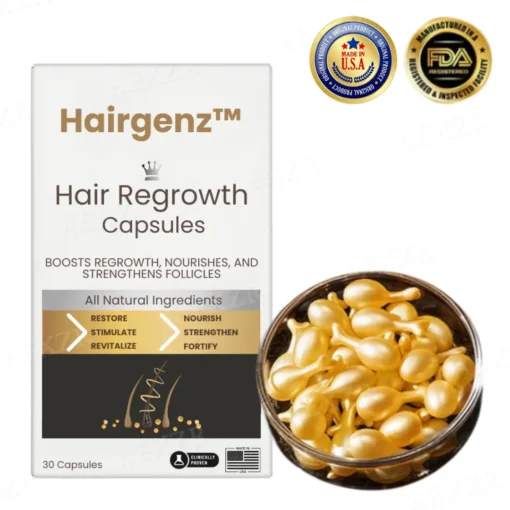 Hairgenz™ 𝕊𝕒𝕧𝕖 𝕦𝕡 𝕥𝕠 𝟠𝟘% 🅳🅸🆂🅲🅾🆄🅽🆃🆂 Hair Regrowth Capsules