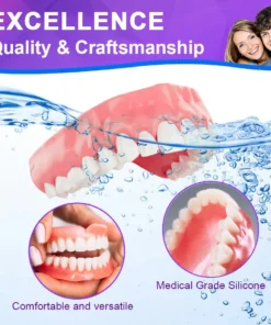 LOVILDS™ Silicone Lined Denture Set (ADA Recommended)