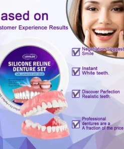 LOVILDS™ Silicone Lined Denture Set (ADA Recommended)