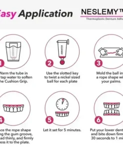 NESLEMY™ Thermoplastic Denture Adhesive