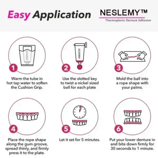 NESLEMY™ Thermoplastic Denture Adhesive