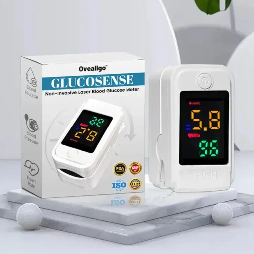 【OFFICIAL STORE】Oveallgo™ EX GlucoSense Non-Invasive Laser Blood Glucose Meter【99.9curacy👍Latest R&D in Medical Technology】