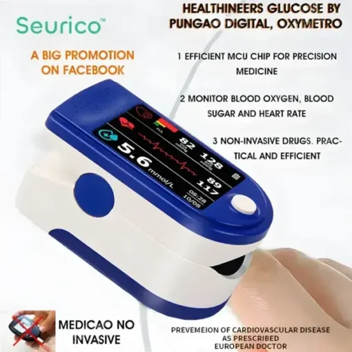 [Official Store] Seurico™ Next-Generation Intelligent Multifunctional Non-Invasive Laser Blood Glucose Meter [99.9% Accuracy]