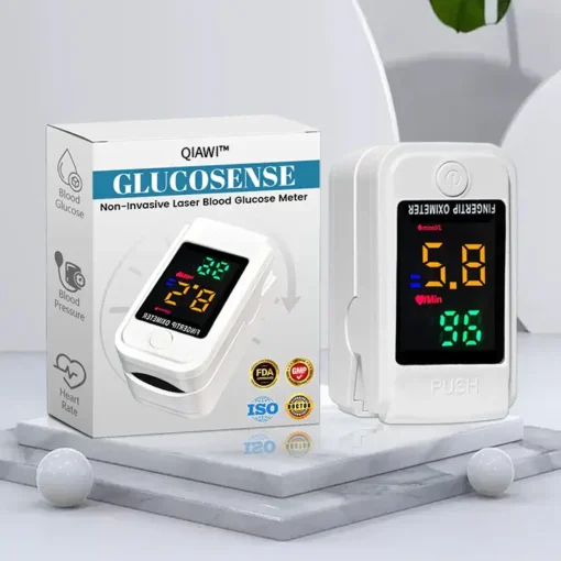 QIAWI™ GlucoSense Non-Invasive Laser Blood Glucose Meter - Image 6