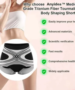 Titanium Fiber Self-heating Tourmaline Shaping Shorts🎶