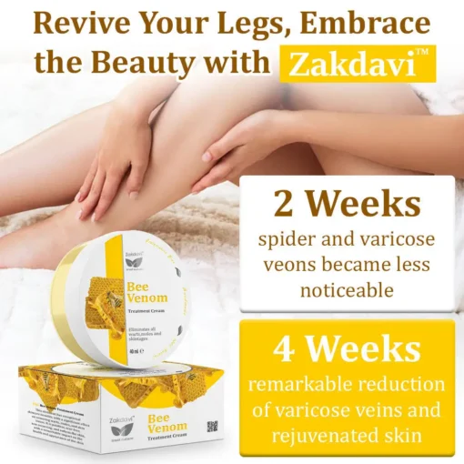 ✅Zakdavi™ Bee Venom Treatment Cream🐝: Treat Eczema, Psoriasis, Acne, Rosacea, Fungal Infections, Warts