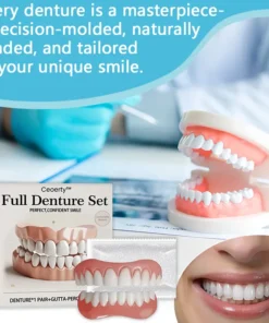 【Ceoerty™ Official Store】🦷Advanced Full Denture Set ⏳Limited-Time 30-Minute Discount!⏳