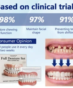 【Ceoerty™ Official Store】🦷Advanced Full Denture Set ⏳Limited-Time 30-Minute Discount!⏳