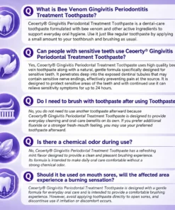Ceoerty® Gingivitis Periodontal Treatment Toothpaste