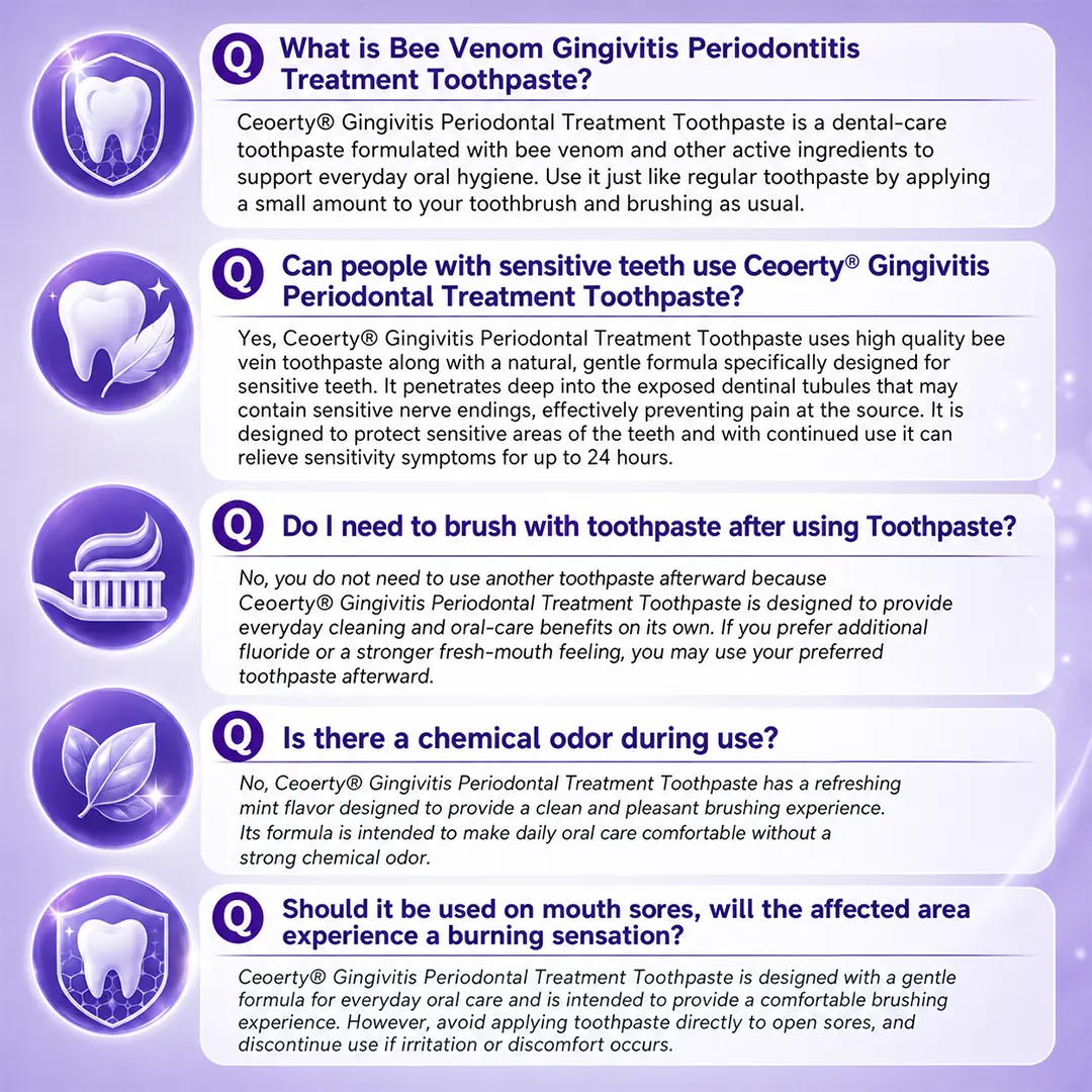Ceoerty® Gingivitis Periodontal Treatment Toothpaste