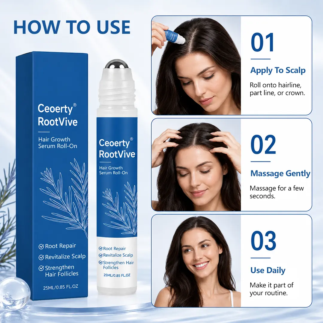 Ceoerty® RootVive Hair Growth Serum Roll-On