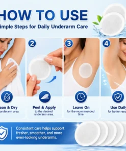 Ceoerty® 2-in-1 Nano Underarm Deodorizing & Melanin-Control Patches