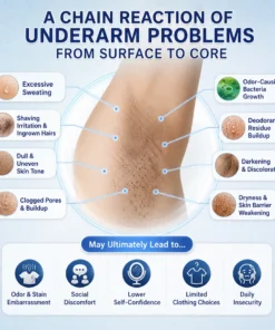 Ceoerty® 2-in-1 Nano Underarm Deodorizing & Melanin-Control Patches