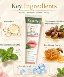 Ceoerty® PlushLip 5D Barrier Repair & Plumping Serum