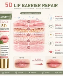 Ceoerty® PlushLip 5D Barrier Repair & Plumping Serum