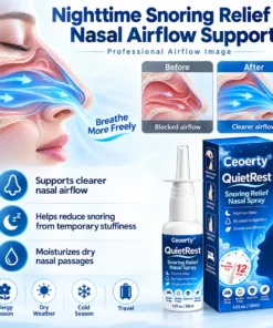Ceoerty® QuietRest Snoring Relief Nasal Spray
