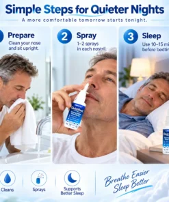 Ceoerty® QuietRest Snoring Relief Nasal Spray